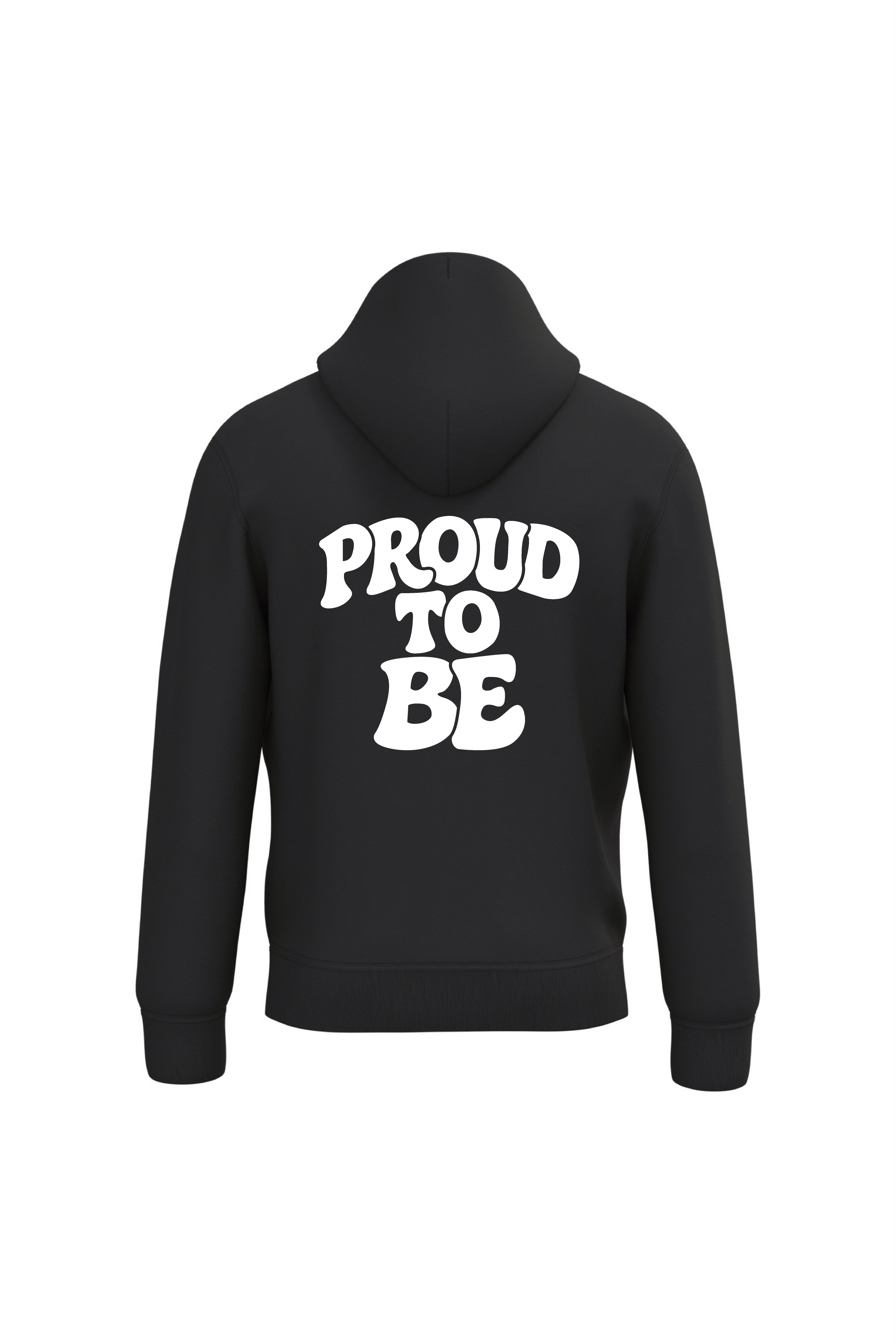 Hoodie - schwarz - unisex - PROUD