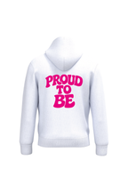 Hoodie - weiß - unisex - PROUD