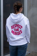 Zip Hoodie - weiß - unisex - RESPECT