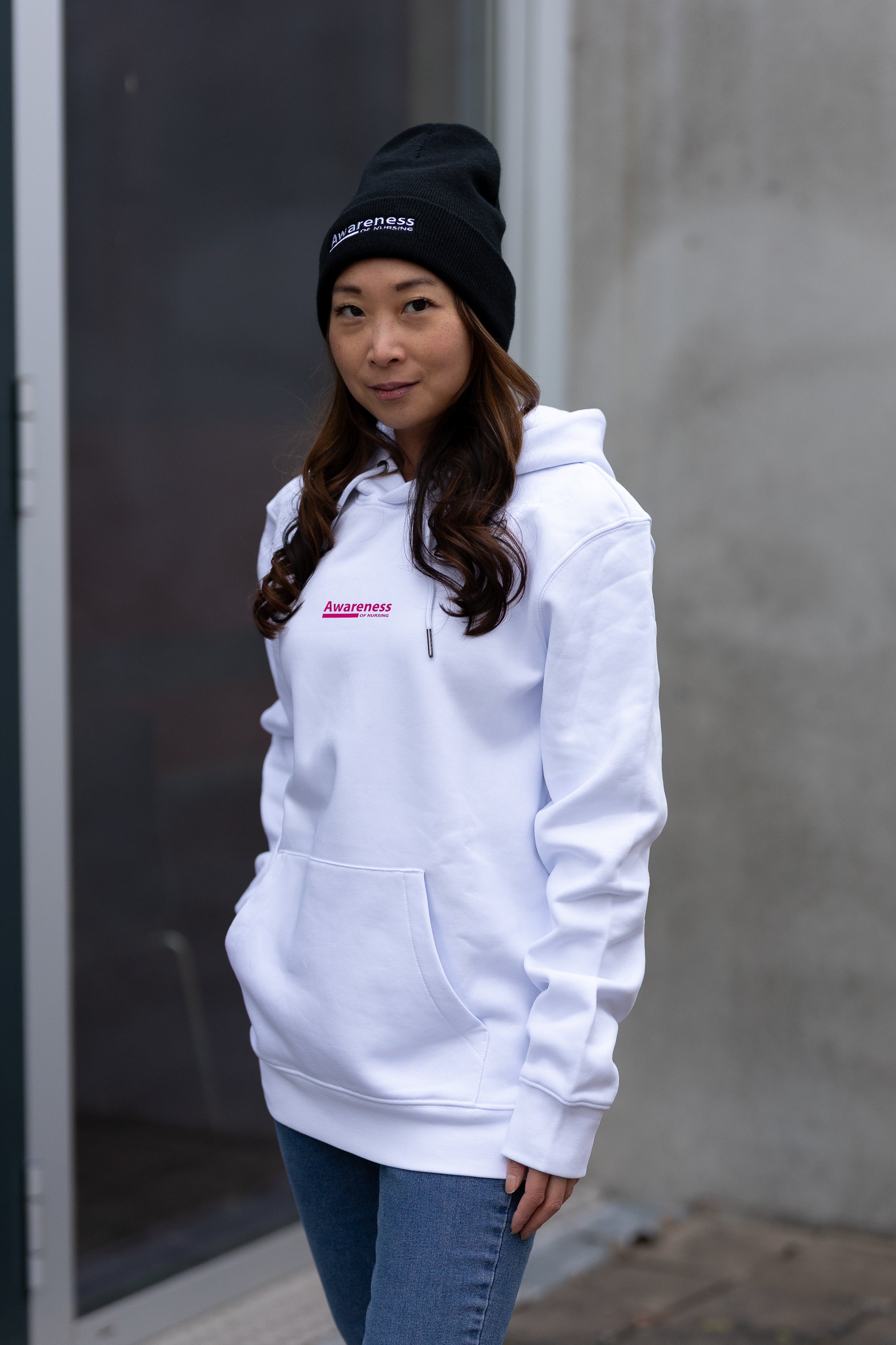 Hoodie - weiß - unisex - PROUD