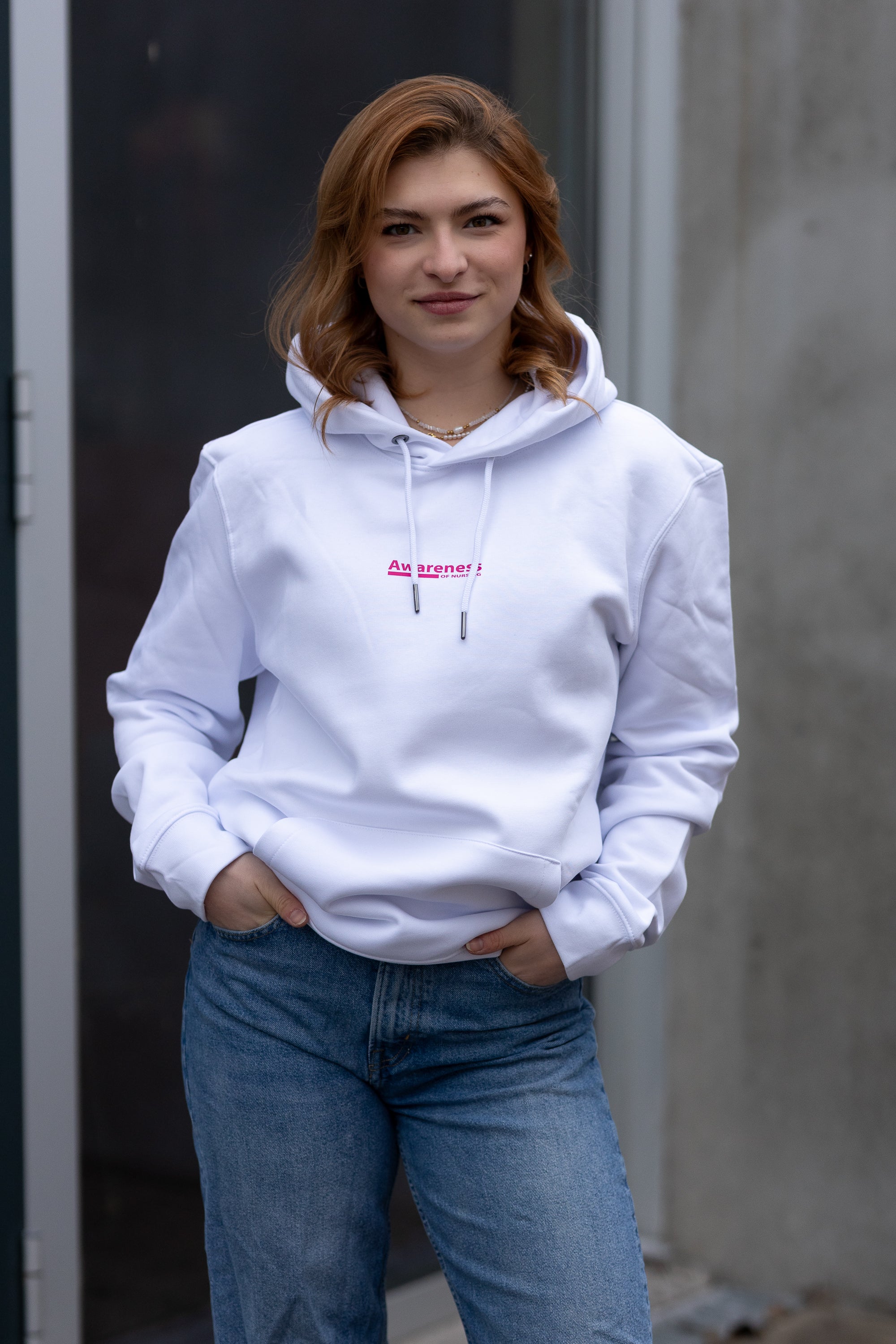 Hoodie - weiß - unisex - we4you