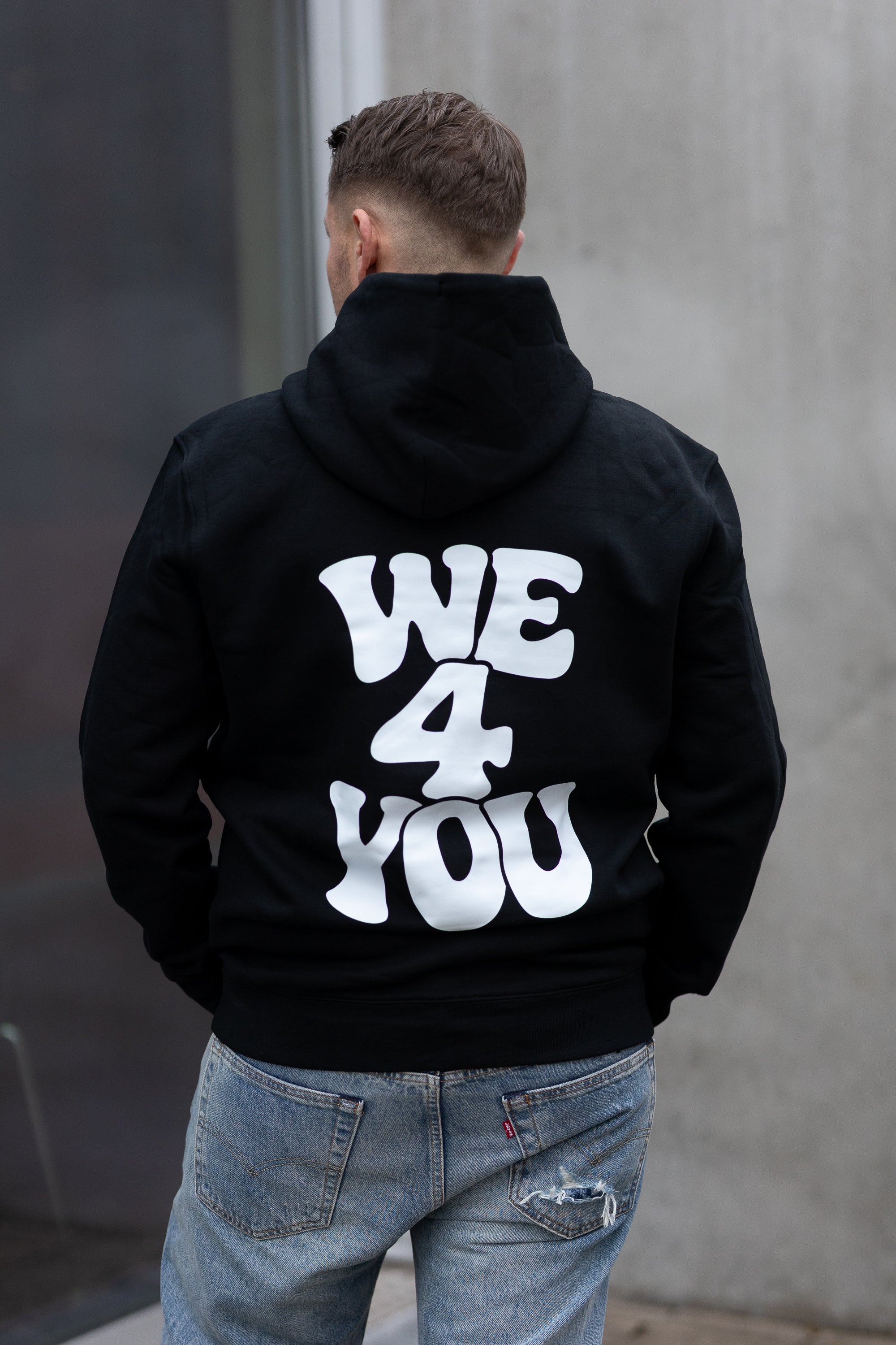Hoodie - schwarz - unisex - we4you