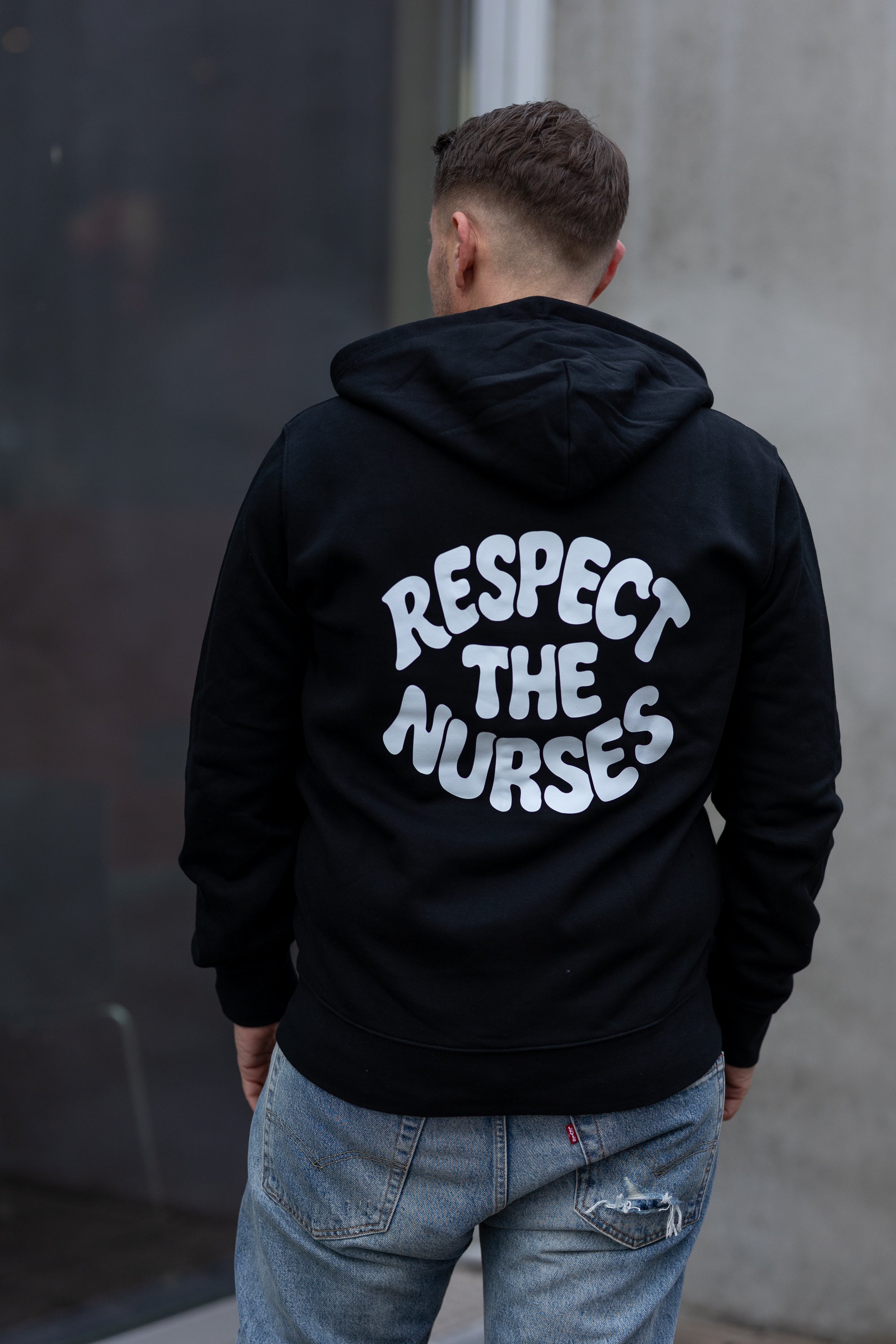 Hoodie - schwarz - unisex - RESPECT