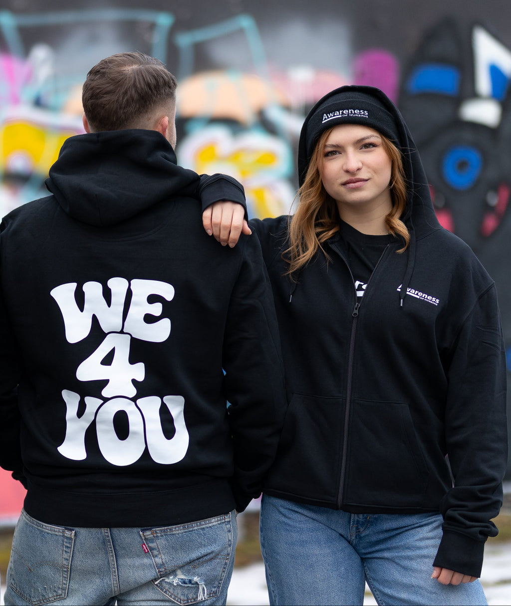 Zip Hoodie - schwarz - unisex - we4you