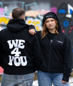 Zip Hoodie - schwarz - unisex - we4you
