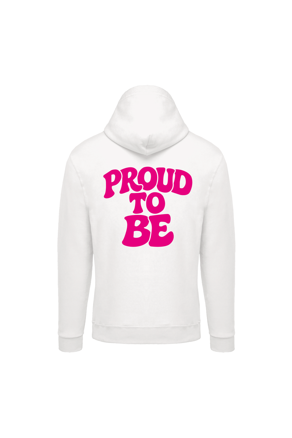 Zip Hoodie - weiß - unisex - PROUD