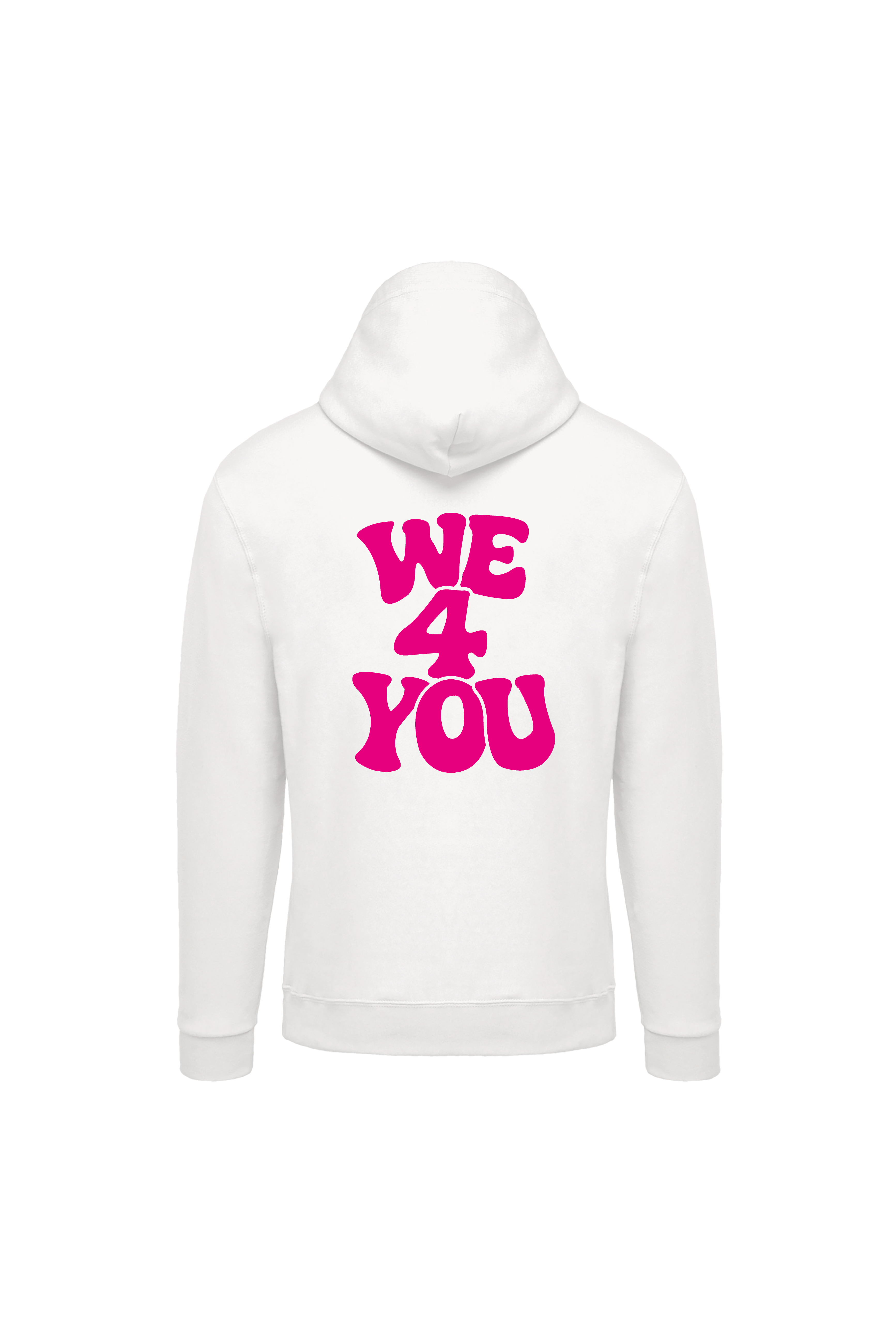 Zip Hoodie - weiß - unisex - we4you
