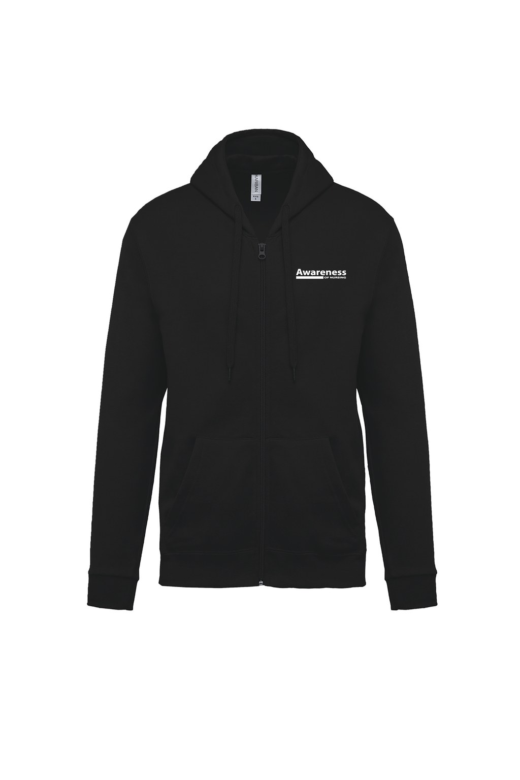 Zip Hoodie - schwarz - unisex - RESPECT